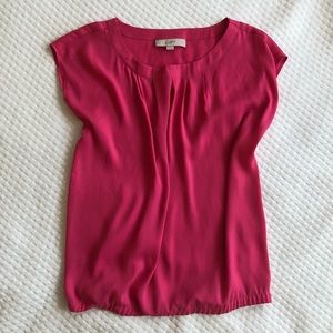 Loft bubble hem blouse